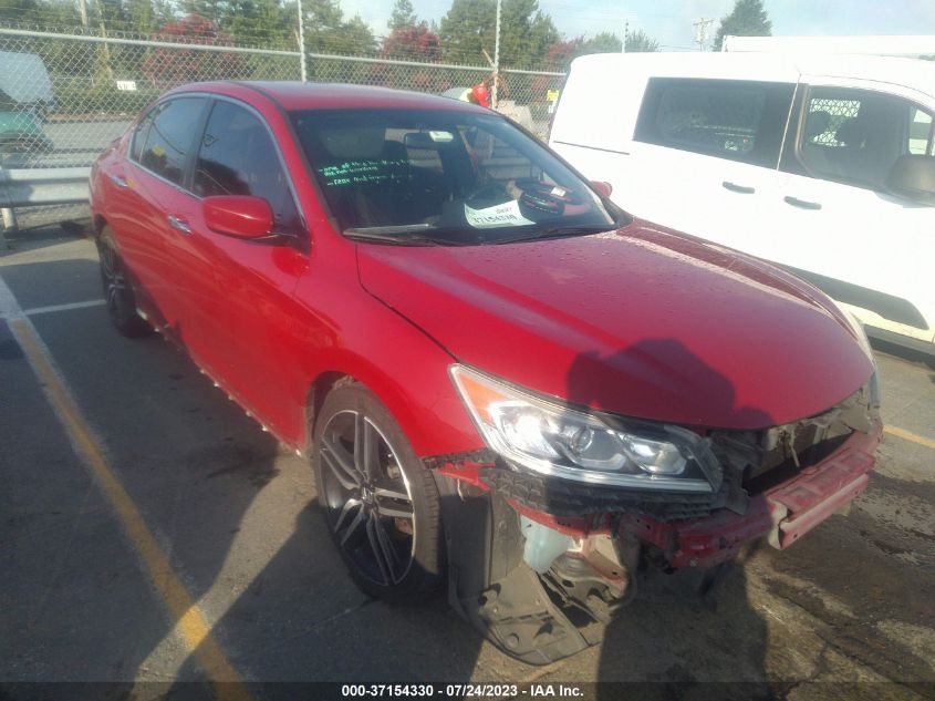 2017 HONDA ACCORD SEDAN SPORT SE - 1HGCR2F13HA086085