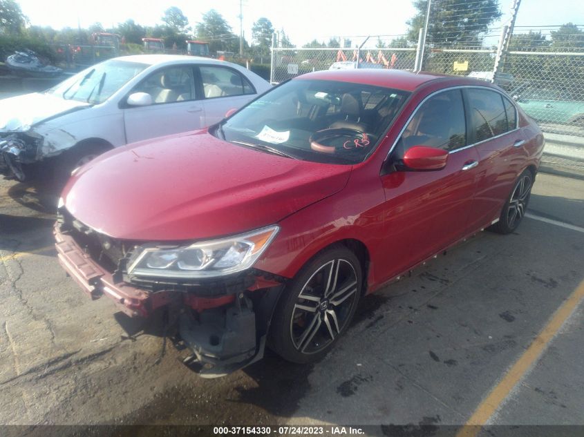2017 HONDA ACCORD SEDAN SPORT SE - 1HGCR2F13HA086085