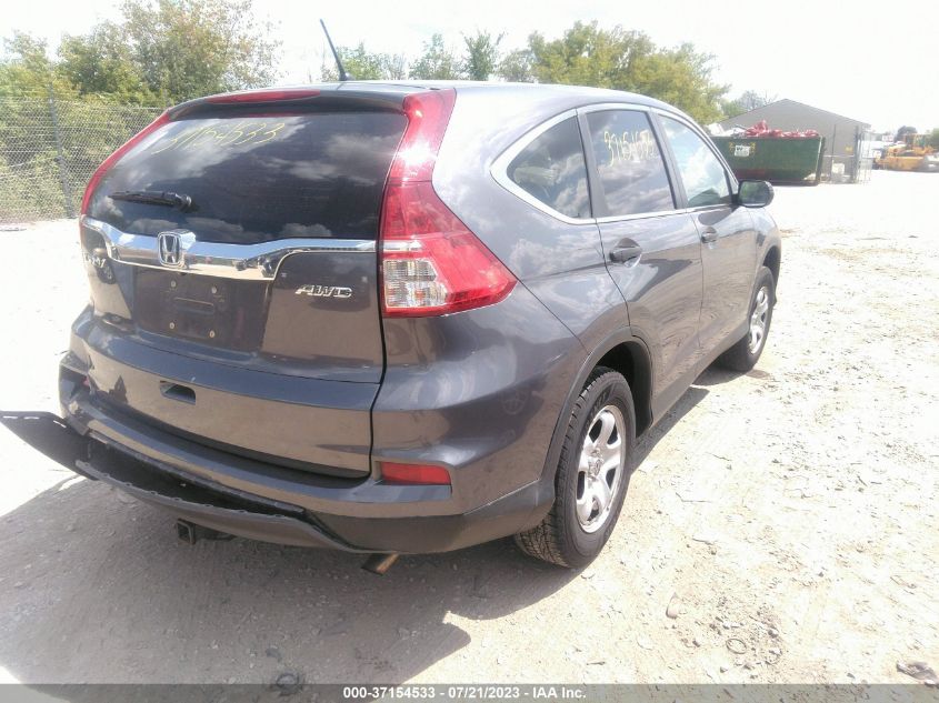 2016 HONDA CR-V LX - 5J6RM4H31GL082650