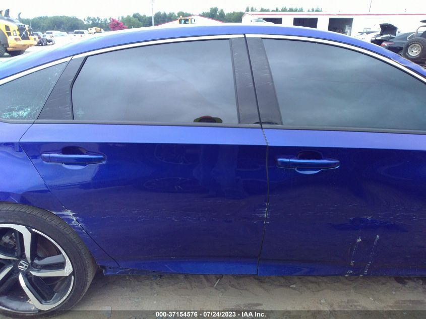 2021 HONDA ACCORD SEDAN SPORT - 1HGCV1F36MA112664