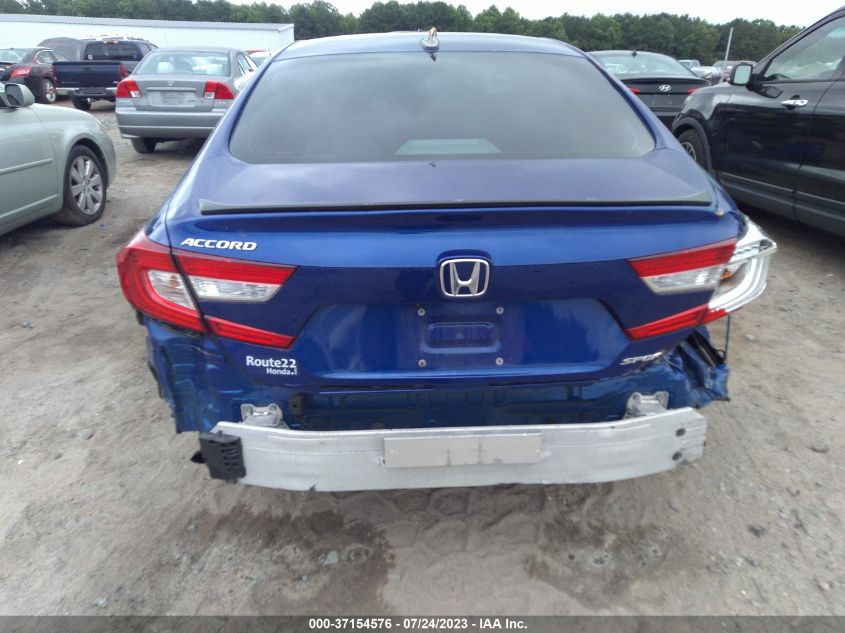 2021 HONDA ACCORD SEDAN SPORT - 1HGCV1F36MA112664