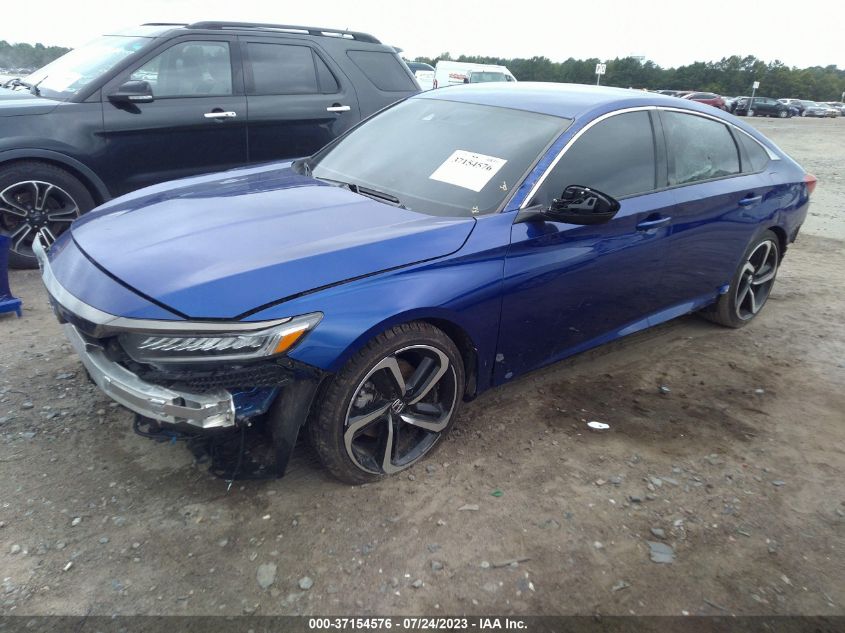 2021 HONDA ACCORD SEDAN SPORT - 1HGCV1F36MA112664