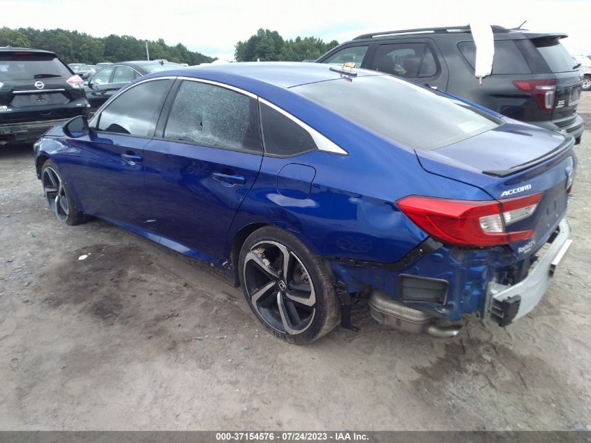 2021 HONDA ACCORD SEDAN SPORT - 1HGCV1F36MA112664