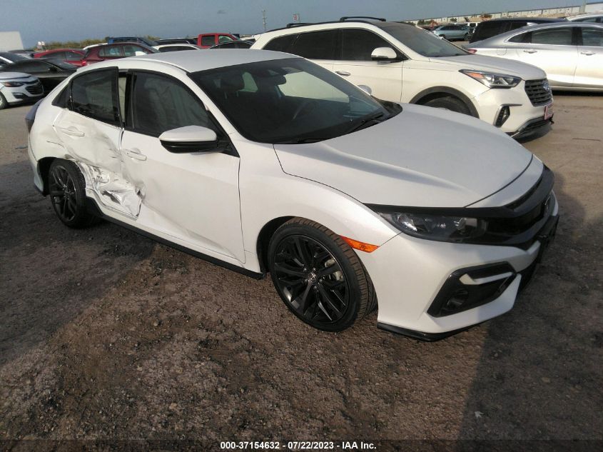 2021 HONDA CIVIC HATCHBACK SPORT - SHHFK7H40MU211015