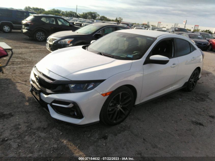 2021 HONDA CIVIC HATCHBACK SPORT - SHHFK7H40MU211015