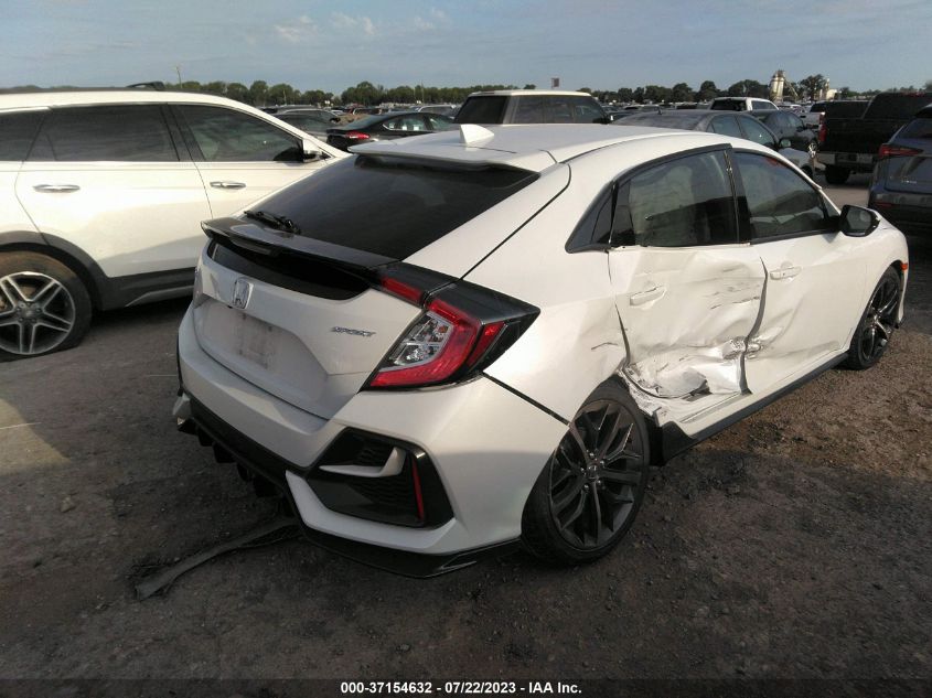 2021 HONDA CIVIC HATCHBACK SPORT - SHHFK7H40MU211015