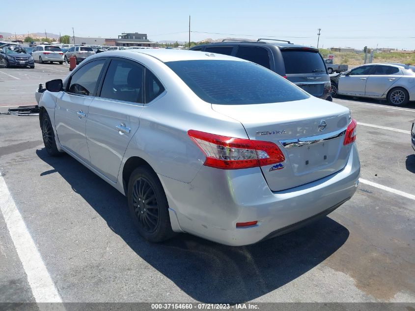 2015 NISSAN SENTRA S/SV/SR/SL - 3N1AB7AP1FL628764