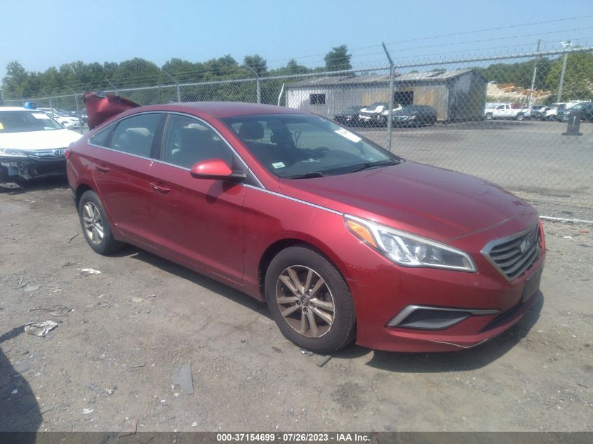 2016 HYUNDAI SONATA 2.4L SE - 5NPE24AF0GH355001