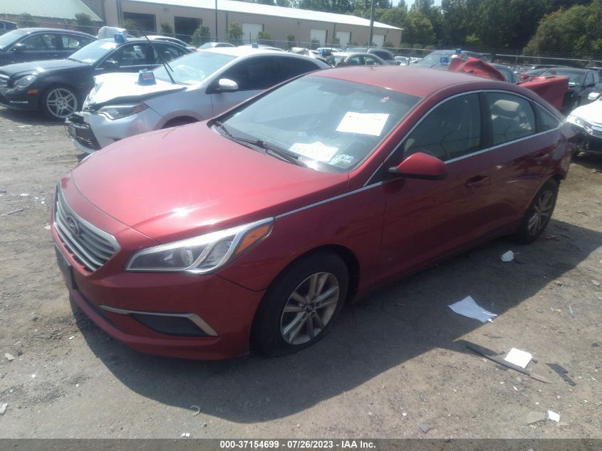 2016 HYUNDAI SONATA 2.4L SE - 5NPE24AF0GH355001