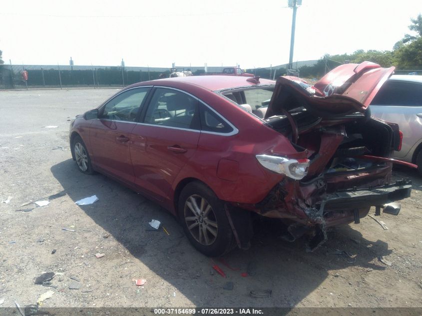 2016 HYUNDAI SONATA 2.4L SE - 5NPE24AF0GH355001