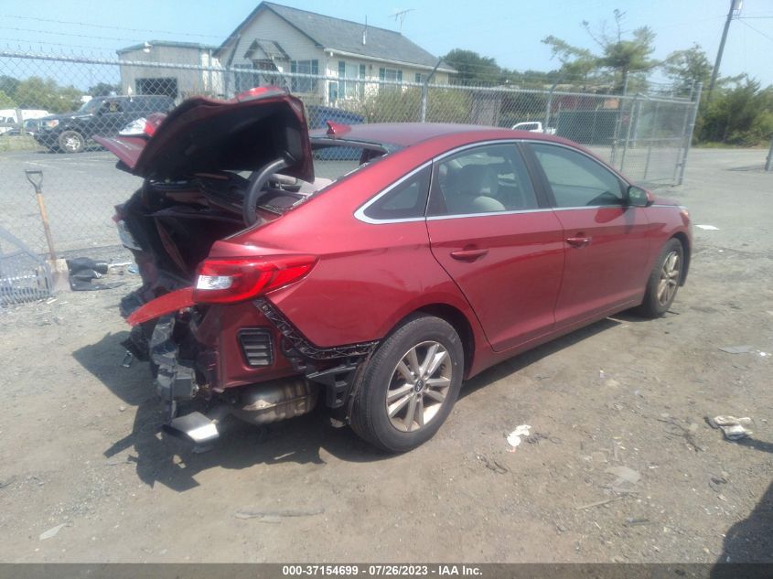 2016 HYUNDAI SONATA 2.4L SE - 5NPE24AF0GH355001