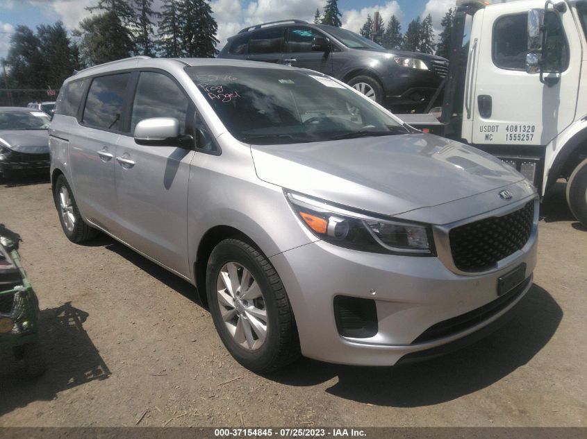 2016 KIA SEDONA LX - KNDMB5C13G6214579