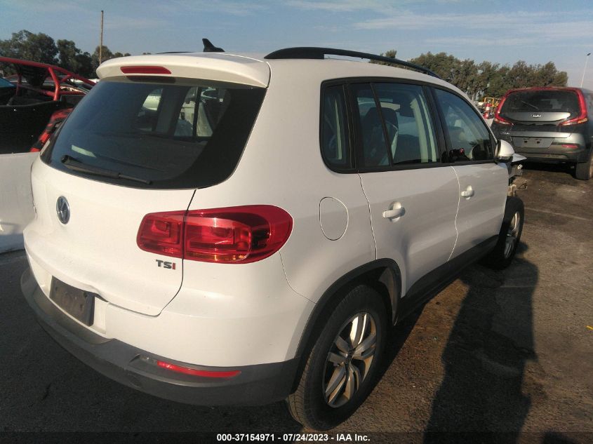 2017 VOLKSWAGEN TIGUAN - WVGAV7AX3HK013184