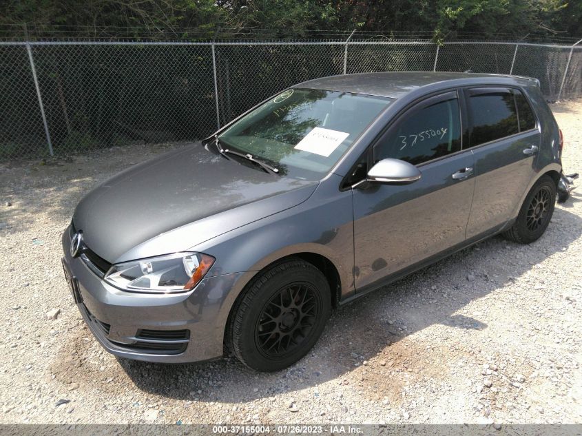 2015 VOLKSWAGEN GOLF TDI S - 3VWRA7AU5FM035750