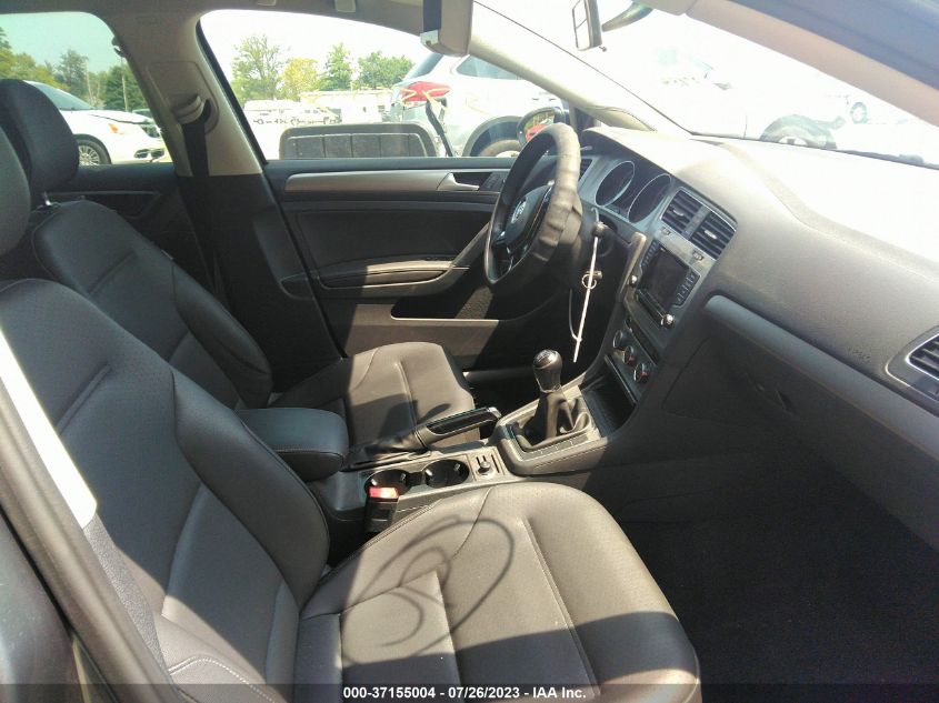 2015 VOLKSWAGEN GOLF TDI S - 3VWRA7AU5FM035750