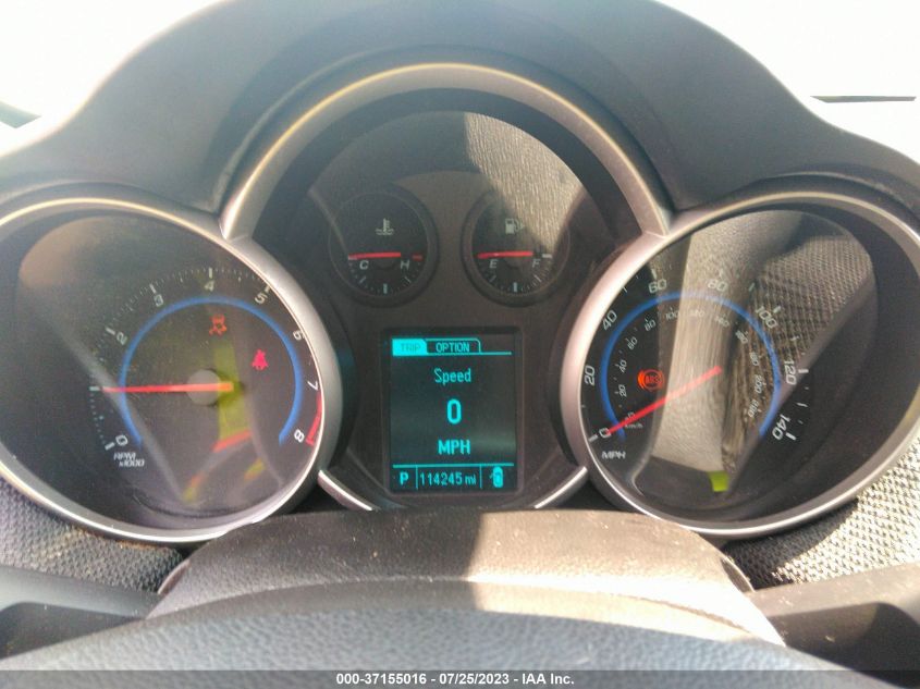2016 CHEVROLET CRUZE LIMITED LT - 1G1PE5SB5G7169579