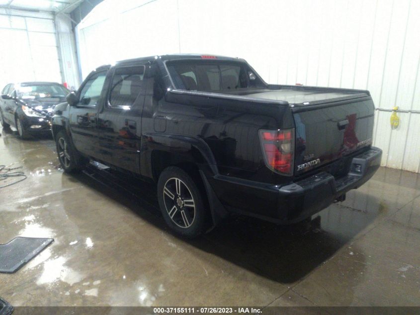 2013 HONDA RIDGELINE SPORT - 5FPYK1F75DB003028