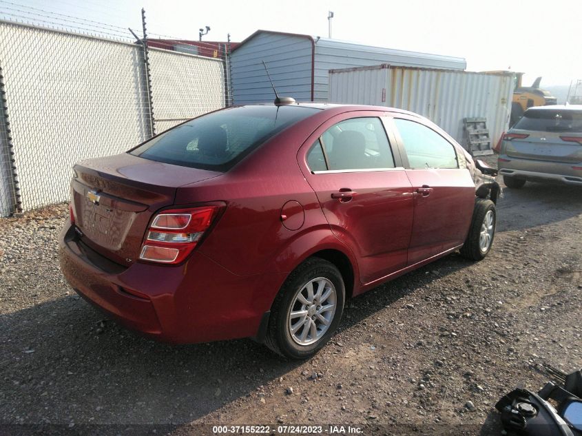 2017 CHEVROLET SONIC LT - 1G1JD5SG0H4124900