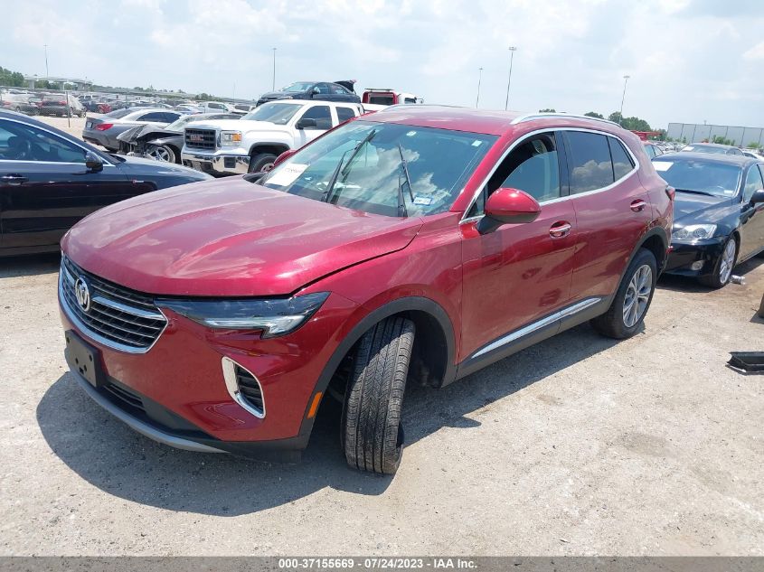 2022 BUICK ENVISION PREFERRED - LRBAZLR43ND137076