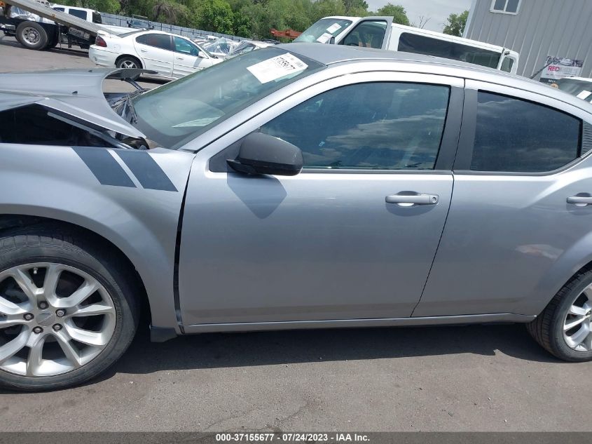 2013 DODGE AVENGER R/T - 1C3CDZBG9DN756973