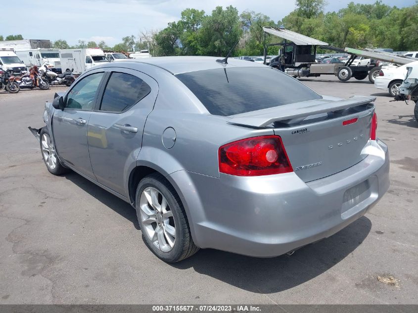 2013 DODGE AVENGER R/T - 1C3CDZBG9DN756973