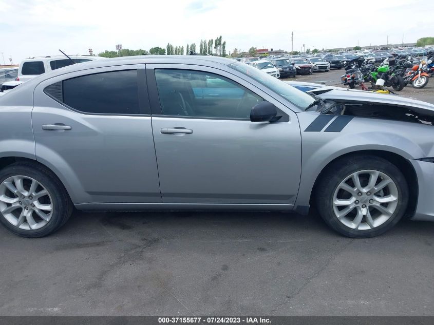 2013 DODGE AVENGER R/T - 1C3CDZBG9DN756973
