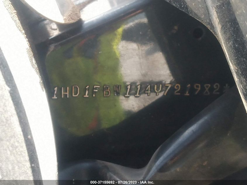 2004 HARLEY-DAVIDSON FLHRI - 1HD1FBW114Y721982