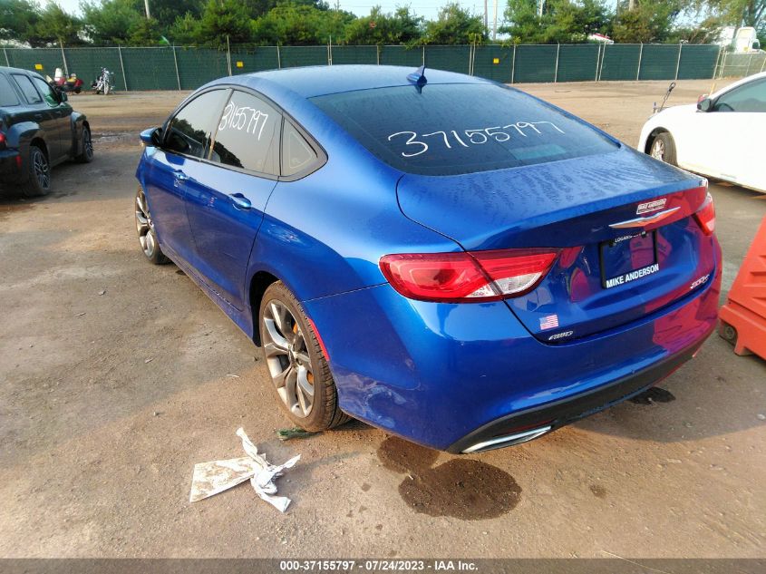 2015 CHRYSLER 200 S - 1C3CCCDG4FN567468
