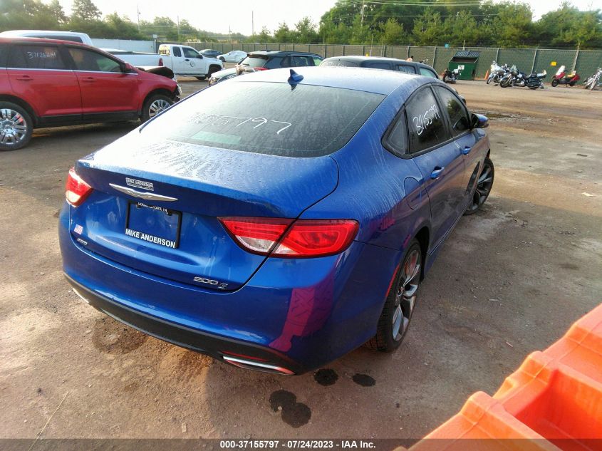 2015 CHRYSLER 200 S - 1C3CCCDG4FN567468