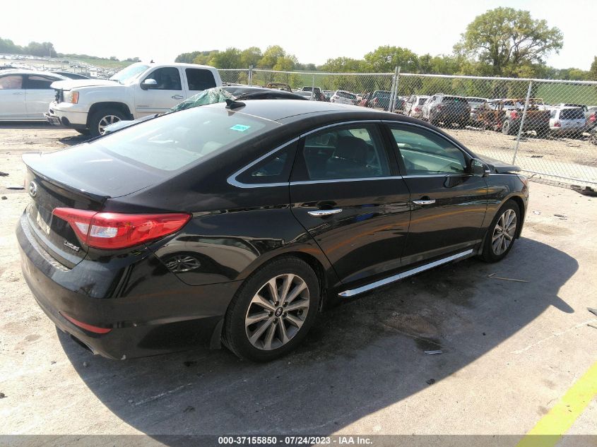 2016 HYUNDAI SONATA SPORT/LIMITED - 5NPE34AF3GH392380