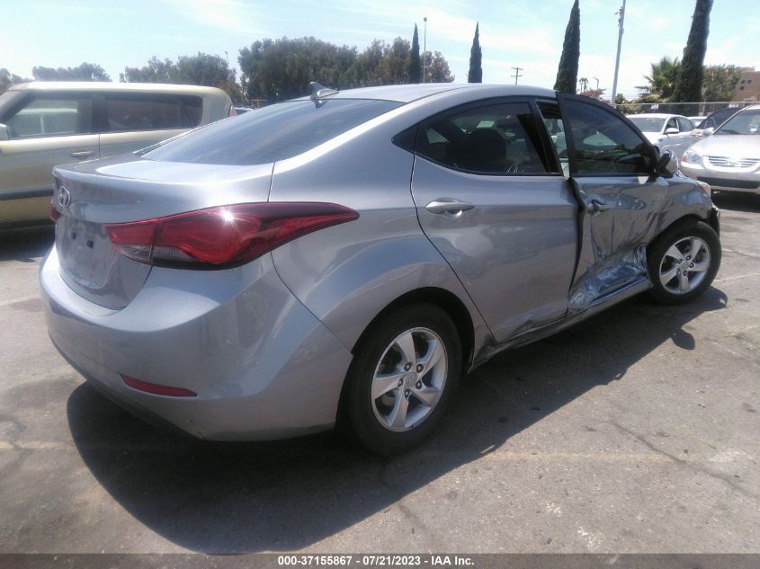 2015 HYUNDAI ELANTRA SE - 5NPDH4AE1FH562125