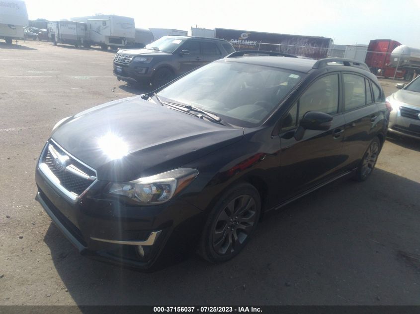 2016 SUBARU IMPREZA WAGON 2.0I SPORT LIMITED - JF1GPAU61G8259225