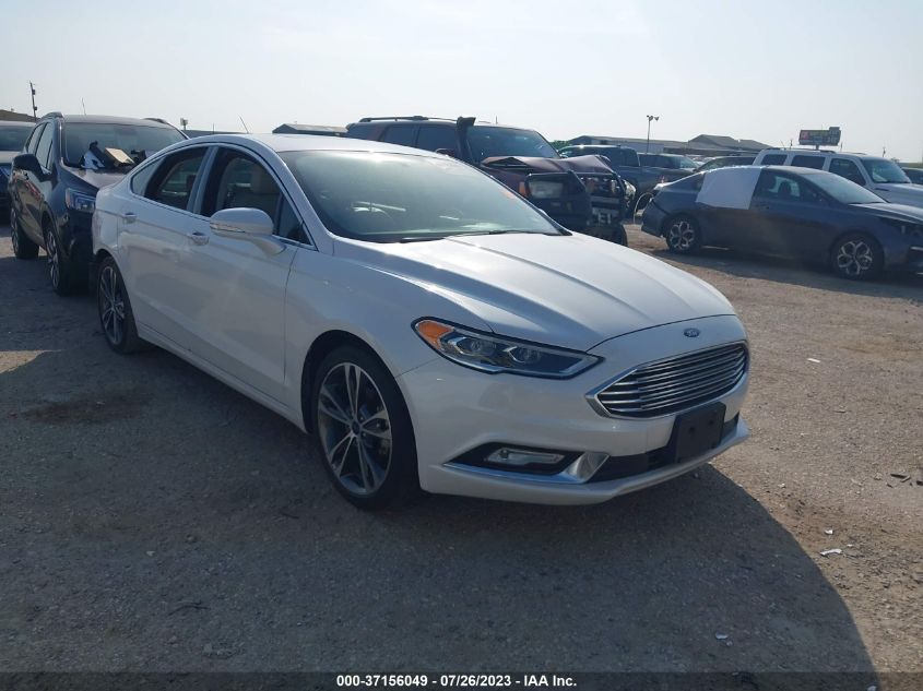 2017 FORD FUSION TITANIUM - 3FA6P0K99HR292427