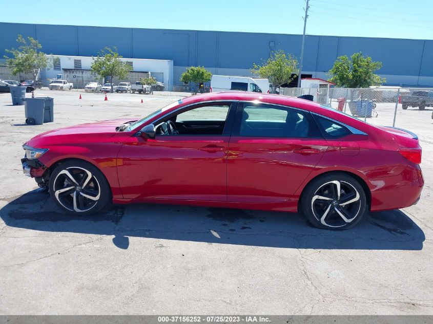 2022 HONDA ACCORD SEDAN SPORT - 1HGCV1F38NA022076