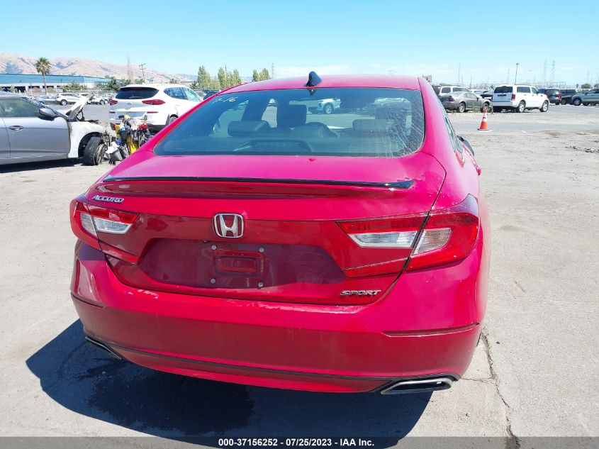 2022 HONDA ACCORD SEDAN SPORT - 1HGCV1F38NA022076