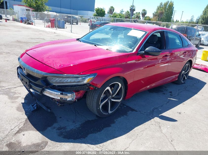 2022 HONDA ACCORD SEDAN SPORT - 1HGCV1F38NA022076