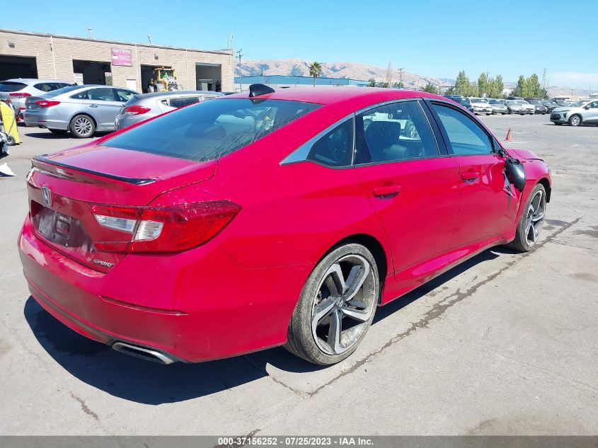 2022 HONDA ACCORD SEDAN SPORT - 1HGCV1F38NA022076