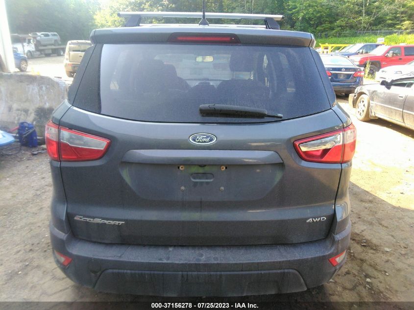 2018 FORD ECOSPORT S - MAJ6P1SL9JC211335