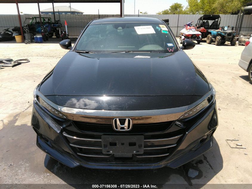 2021 HONDA ACCORD SEDAN SPORT - 1HGCV1F35MA076742