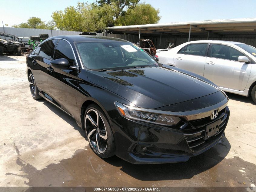 2021 HONDA ACCORD SEDAN SPORT - 1HGCV1F35MA076742