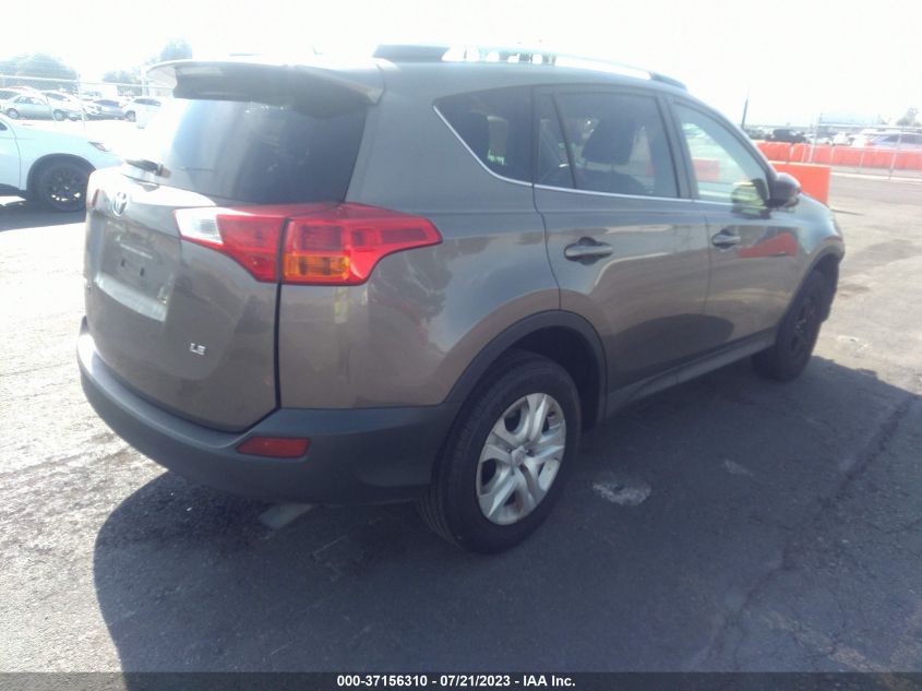 2014 TOYOTA RAV4 LE - JTMZFREV3ED041303