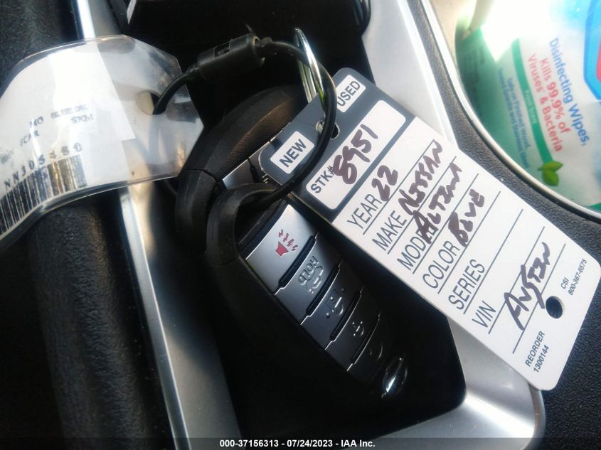 2022 NISSAN ALTIMA 2.5 SV - 1N4BL4DV2NN305450