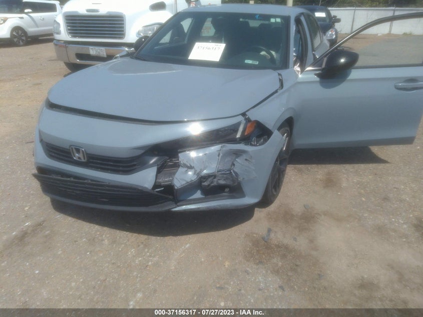 VIN 2HGFE2F53NH504069 2022 HONDA CIVIC SEDAN SPORT