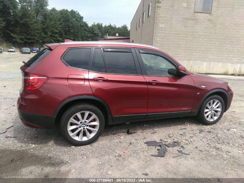 2013 BMW X3 XDRIVE28I - 5UXWX9C56D0A11433