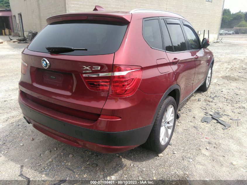 2013 BMW X3 XDRIVE28I - 5UXWX9C56D0A11433