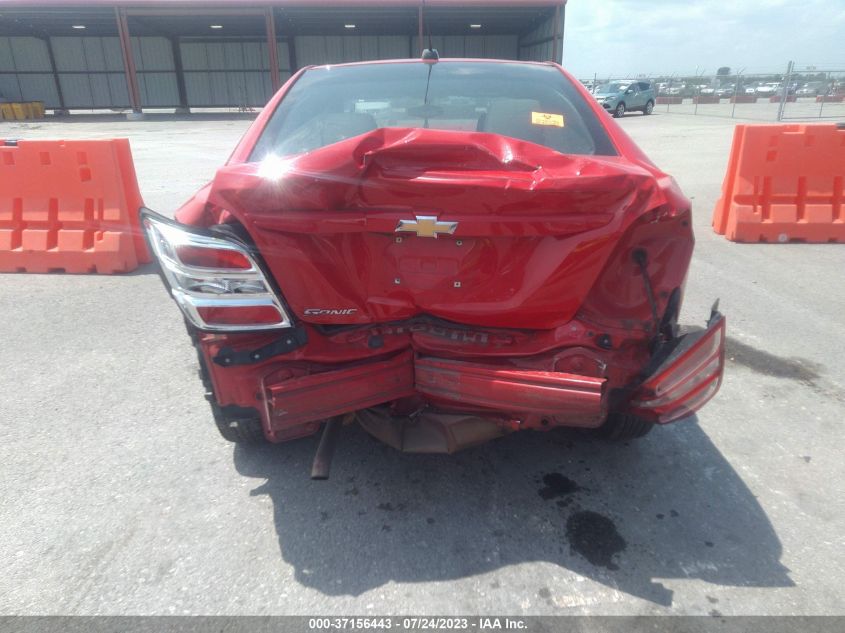 2017 CHEVROLET SONIC LS - 1G1JB5SH0H4151609