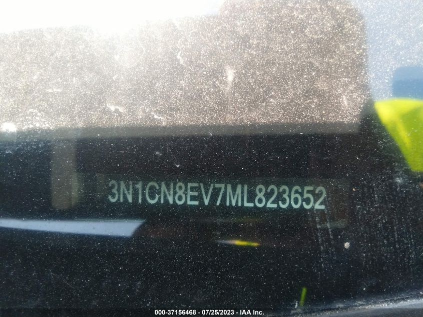 2021 NISSAN VERSA SV - 3N1CN8EV7ML823652