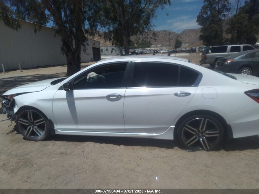 2016 HONDA ACCORD SEDAN SPORT - 1HGCR2F52GA201227