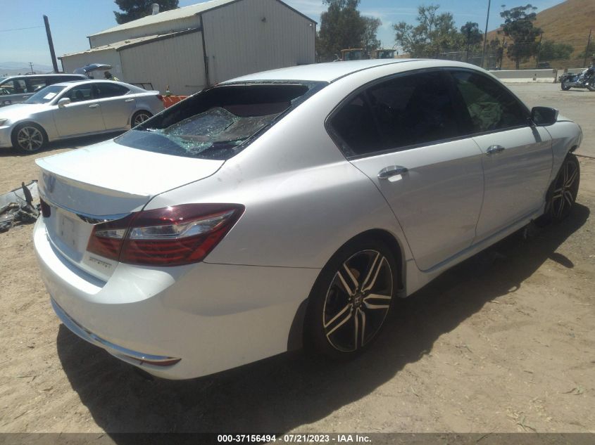 2016 HONDA ACCORD SEDAN SPORT - 1HGCR2F52GA201227