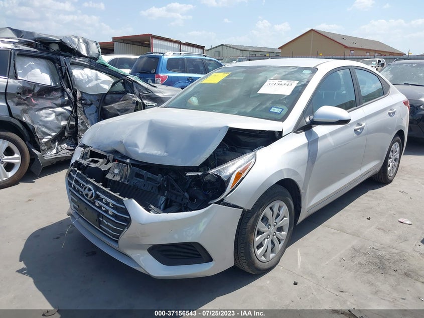 VIN 3KPC24A64NE173844 2022 HYUNDAI ACCENT SE